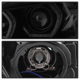 Spyder 12-14 BMW F30 3 Series 4DR Projector Headlights - LED DRL - Blk Smoke PRO-YD-BMWF3012-DRL-BSM - 5085047