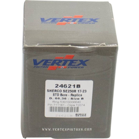 Vertex Piston 17-24 Sherco SE-R 250 250cc Cast Replica Piston Kit - 24621B