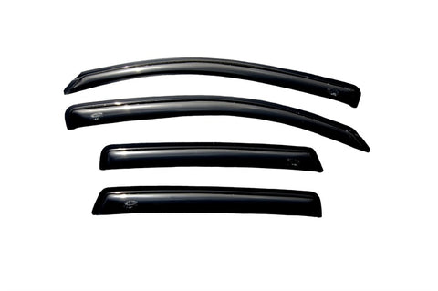 AVS 07-12 Dodge Caliber Ventvisor Outside Mount Window Deflectors 4pc - Smoke - 94323