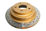 DBA 98-00 Subaru WRX Front Drilled & Slotted 4000 Series Rotor - DBA4649xs