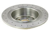 DBA 03-06 Subaru Baja Rear Street Series Drilled & Slotted Rotor w/Gold Hat - DBA657X