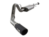 aFe MACHForce XP Exhausts Cat-Back SS 409 EXH Wrinkle Black CB Ford F-150 11-12 V6-3.5L (tt) - 49-43038-B