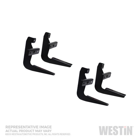 Westin 00-04 Chevy/GMC Suburban/Tahoe/Yukon/YukonXL (Excl 43135 Z71) Running Board Mount Kit - Black - 27-1035