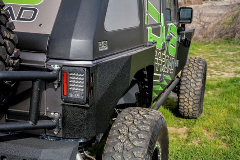 DV8 Offroad 07-18 Jeep Wrangler Body Mounted Tire Carrier - TCSTTB-01