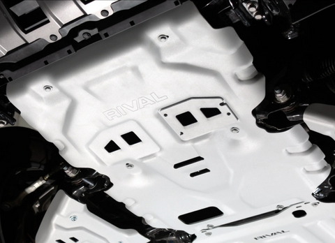 Rival 24-26 Toyota Tacoma Toyota 4Runner Toyota Land Cruiser Aluminum Engine Skid Plate - 2333.9571.3.6