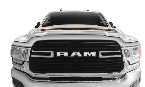AVS 20-23 RAM 2500/3500 Aeroskin LightShield Pro Color-Match Hood Protector - Ivory Pearl Tri-Coat - 953189-PWD