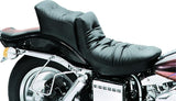 Mustang 58-84 Harley FX/FL Duke 1PC Seat Regal - Black - 75057