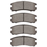 DFC 88-12 Plymouth Colt Rear 4000 Hybridynamic Brake Pads - 4000-0383-00