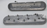 Granatelli 96-22 GM LS Standard Valve Cover w/Angled Coil Mount - Cast Finish (Pair) - 640365