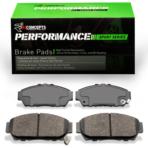 R1 93-01 Honda Civic Coupe Front Performance Sport Brake Pads - 2115-0617-00