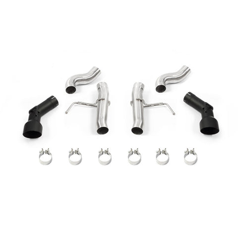 Mishimoto 2016+ Chevrolet Camaro SS Dual-Tip Race Axle-Back Exhaust w/ Black Tips - MMEXH-CAM8-16ADTRBK