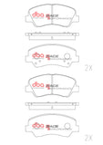 DBA 11-16 Hyundai Accent Front RP Performance Brake Pads - DB2272RP