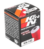 K&N Yamaha / Fantic Caballero / Husqvarna 1.5in OD x 1.813inH Oil Filter - KN-140
