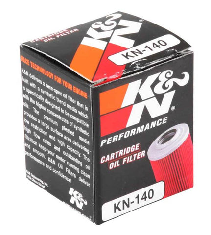 K&N Yamaha / Fantic Caballero / Husqvarna 1.5in OD x 1.813inH Oil Filter - KN-140