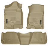 Husky Liners 07-13 GM Escalade ESV/Avalanche/Suburban WeatherBeater Tan Front/2nd Row Floor Liners - 98263