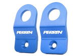 Perrin 08-21 Subaru WRX/STI Upper Radiator Bracket Set - Blue - PSP-ENG-521BL