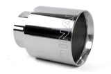Dinan Double-Walled 4in Clamp-On Exhaust Tip - Polished - 4in Outlet / 3in Inlet - D663-0637-BOX