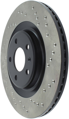 StopTech 12 Audi S4 Rear Left Drilled Rotor - 128.33137L