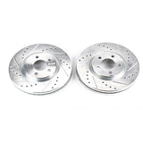 Power Stop 03-09 Chrysler PT Cruiser Front Evolution Drilled & Slotted Rotors - Pair - AR8352XPR