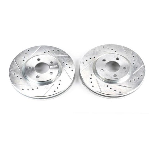 Power Stop 03-09 Chrysler PT Cruiser Front Evolution Drilled & Slotted Rotors - Pair - AR8352XPR