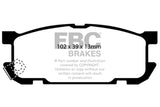 EBC 01-03 Mazda Miata MX5 1.8 (Sports Suspension) Greenstuff Rear Brake Pads - DP21453
