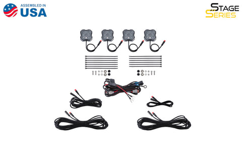 Diode Dynamics RGBW Rock Light Installer Kit (4-pack) - DD7740