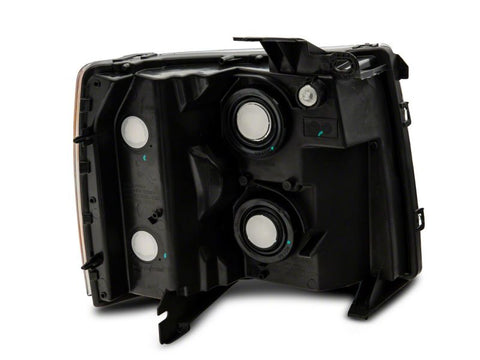 Raxiom 07-14 Chevrolet Silverado 1500 Axial OEM Rep Headlights- Chrome Housing (Clear Lens) - S122323