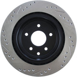 StopTech 06-07 350Z / 05-07 G35 / 06-07 G35X SportStop Slotted & Drilled Rear Left Rotor - 127.42088L