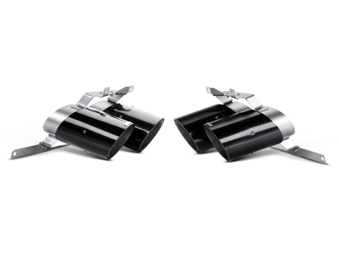 Akrapovic 10-14 Lamborghini Gallardo LP 570-4 Coupe/Spyder Tail Pipe Set (Carbon) - TP-CT/8