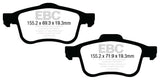EBC 13+ Fiat 500L 1.4 Turbo Yellowstuff Front Brake Pads - DP43026R