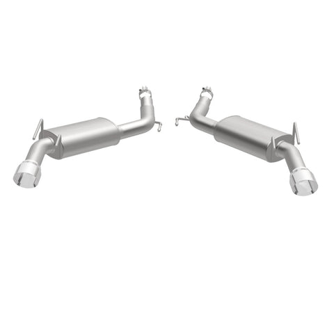 MagnaFlow Street Series Axle Back 14-15 Chevy Camaro 6.2L V8 SS Polished Dual Split Rear Exit - 19185