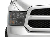 Raxiom 09-18 Dodge RAM 1500 Axial Series Euro Style Headlights w/ Dual Bulb Blk Housing (Clear Lens) - R118016