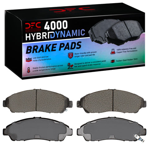 DFC 07-26 Honda Ridgeline Front 4000 Hybridynamic Brake Pads - 4000-1723-00