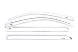 AVS 15-18 Chevy Silverado 2500 Crew Cab Ventvisor Front & Rear Window Deflectors 4pc - Chrome - 684536