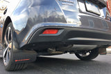 Rally Armor 17-23 Subaru Impreza 4D/5D Black UR Mud Flap w/White Logo - MF45-UR-BLK/WH