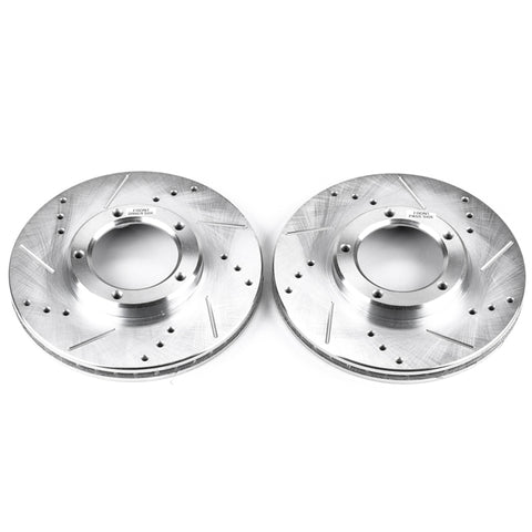 Power Stop 95-04 Toyota Tacoma Front Evolution Drilled & Slotted Rotors - Pair - JBR790XPR