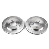 Power Stop 2000 Chrysler Grand Voyager Front Evolution Drilled & Slotted Rotors - Pair - AR8739XPR