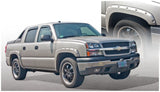 Bushwacker 03-06 Chevy Avalanche 1500 Pocket Style Flares 4pc w/out Body Hardware - Black - 40948-02