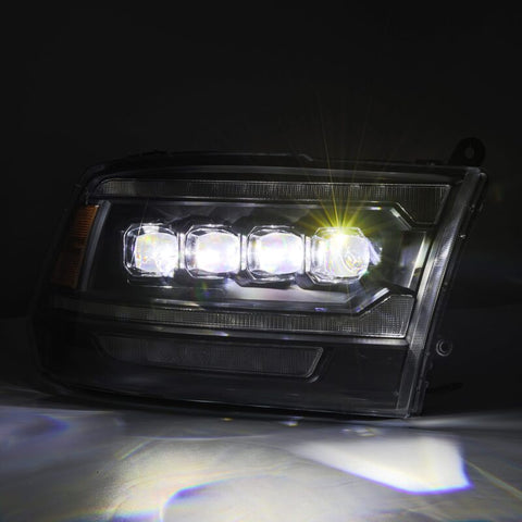 AlphaRex 09-18 Ram 2500 NOVA LED Proj Headlights Plank Style Chrome w/Activ Light/Seq Signal/DRL - 880556
