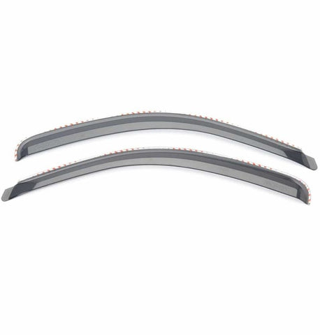 Putco 09-14 Ford F-150 Super Cab / Crew Cab - Fronts Only - Tape-On Element Tinted Window Visors - 580151