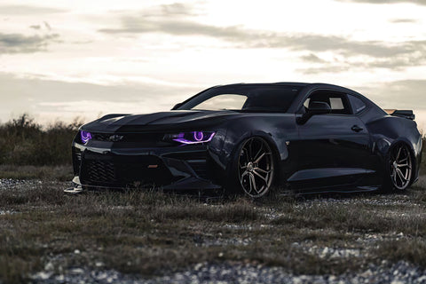 Oracle 16-18 Chevy Camaro Dynamic Headlight DRL Upgrade Kit - ColorSHIFT - Dynamic - 3982-332