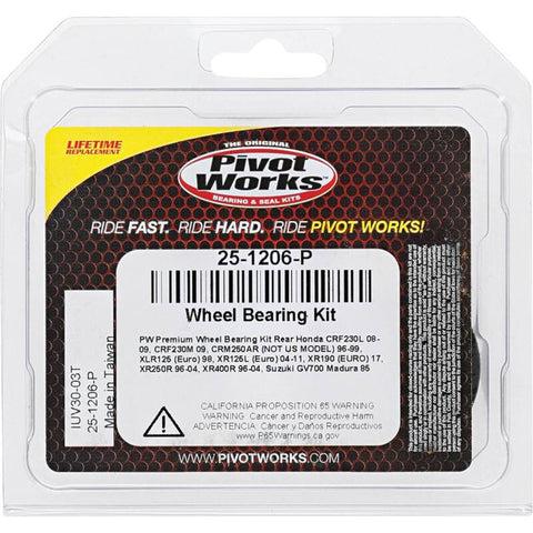 Pivot Works Premium Wheel Bearing - 25-1206-P