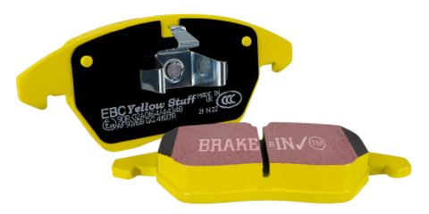 EBC 19-22 Mercedes-Benz GLC300 (Coupe C253) 4Matic 2.0T Yellowstuff Front Brake Pads - DP42408R