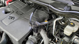 J&amp;L 2022-2024 Toyota Tundra 3.5L Turbo Oil Separator 3.0 Driver Side - Black Anodized - 3115D-B