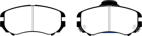 EBC 07-08 Hyundai Elantra 2.0 Greenstuff Front Brake Pads - DP21643