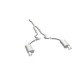 MagnaFlow Cat Back, SS, 2.5in, Street, Dual Split Polished 4.5in Tips 2015 Ford Mustang Ecoboost - 19097