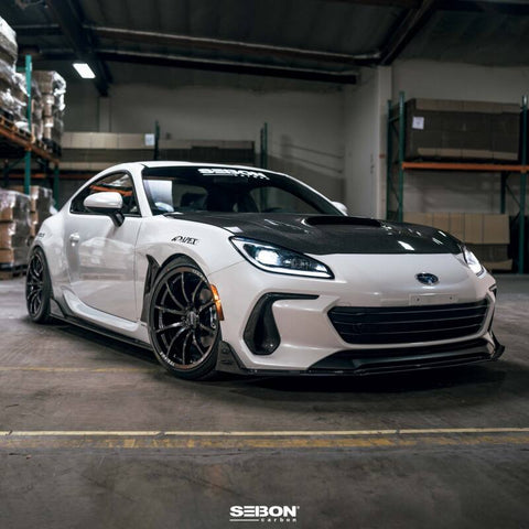 Seibon 22-23 Subaru BRZ Carbon Fiber Front Bumper Duct - FBT22SBBRZ