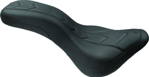 Mustang 18-21 Harley Heritage Classic & Deluxe DayTripper 1PC Seat Apex - Black - 75884