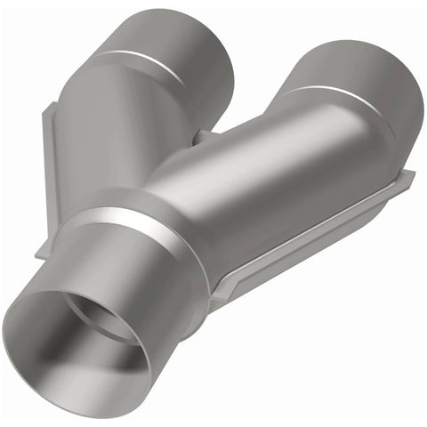 MagnaFlow Universal Trans Y-Pipe All SS 4inch (Dual) 3.5inch (Single) x 13inch (Overall) - 10800