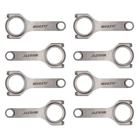 Manley Chevy Small Block 6.000in H Beam w/ ARP 2000 Connecting Rods - Single - 14054R-1